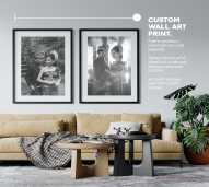 Wall Art Canvas Print CUSTOM Ukuran 30 x 40 cm