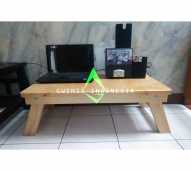 MEJA LIPAT KAYU SOLID JATI BELANDA